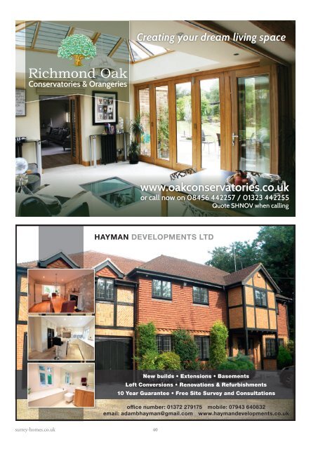 Surrey Homes | SH37 | November 2017 |  Gift supplement inside