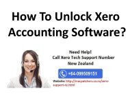 How To Unlock Xero Accounting Software?