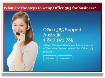 What are the steps to setup Office 365 for business?