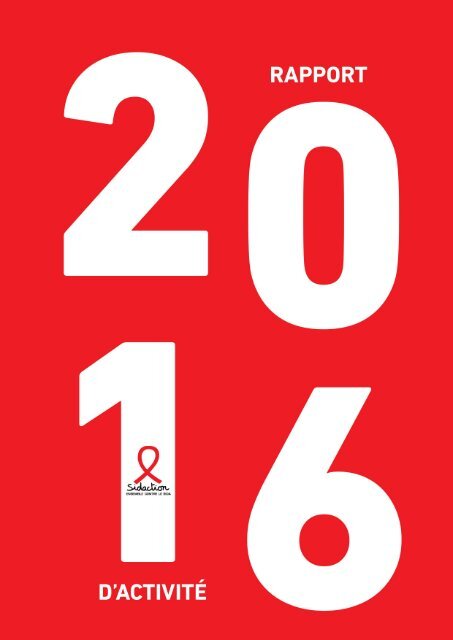 Rapport d'activité - Sidaction 2016