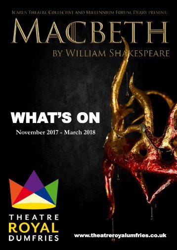 Theatre Royal Dumfries - What's On November 2017 - March 2018