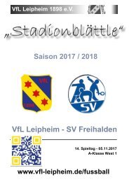 Stadionblaettle_14_Spieltag_SV_Freihalden