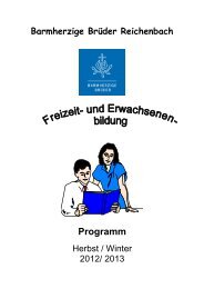 EWB Programm (PDF) - Barmherzige Brüder Reichenbach