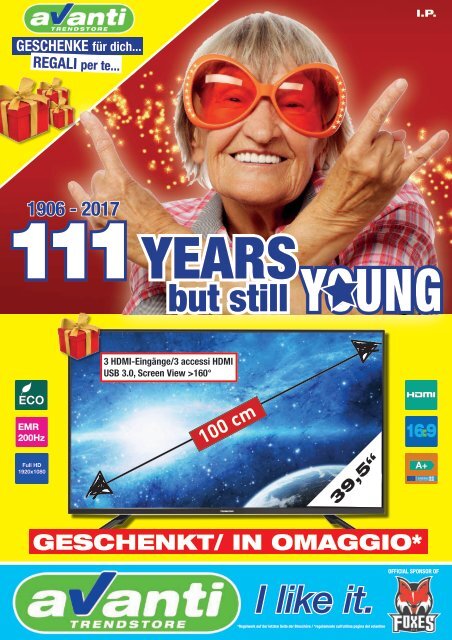 111 Years - but still young