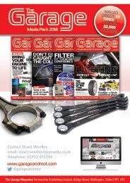 The Garage and MOT Media Pack 2018