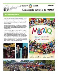 Bulletin d'été de l'AMGM - 2017