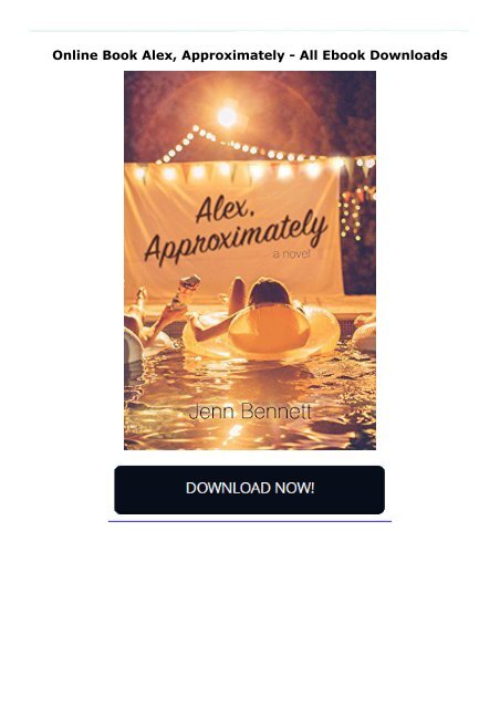 Online Book Alex, Approximately - All Ebook Downloads