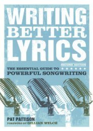 Read Online (PDF) Writing Better Lyrics - All Ebook Downloads