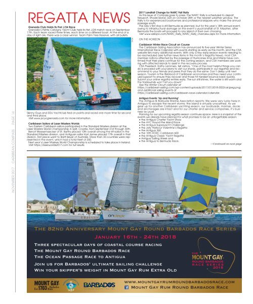 Caribbean Compass Yachting Magazine - November 2017