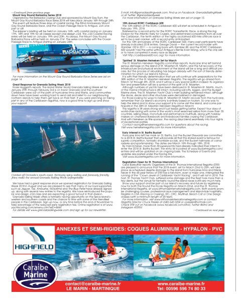 Caribbean Compass Yachting Magazine - November 2017