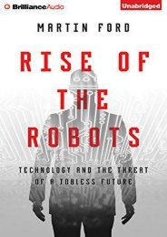 [Download]  Rise of the Robots: Technology and the Threat of a Jobless Future Martin Ford For Kindle
