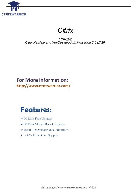 1Y0 202 Certification Guides 1Y0 202 Certification Guides