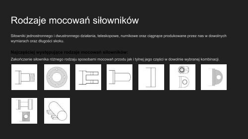 PRODUKCJA SIŁOWNIKÓW HYDRAULICZNYCH