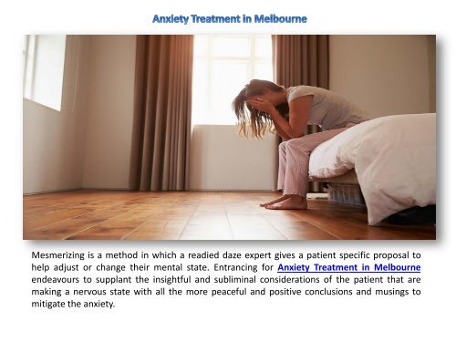 Anxiety Treatment in Melbourne