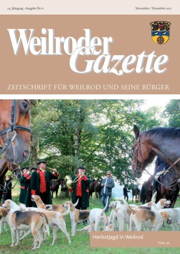 Weilroder Gazette November/Dezember 2017