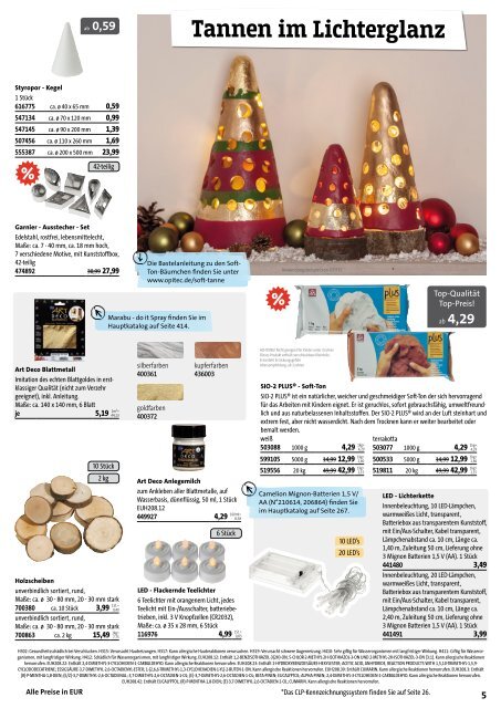 OPITEC Angebote Weihnachten 2017 Deutschland (T010)