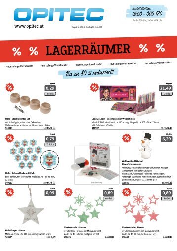 OPITEC Lagerräumer 2017 Österreich (T011)