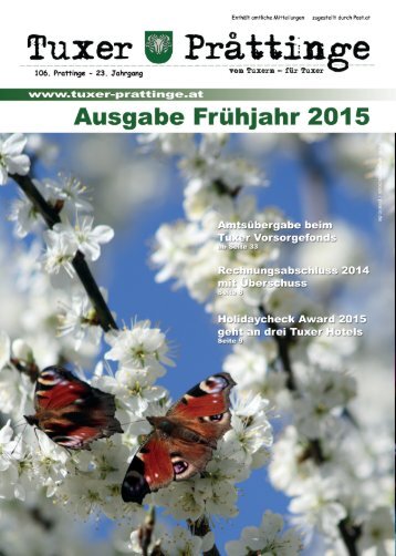 Tuxer Prattinge Ausgabe Fruhjahr 2015