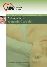 Psychosoziale Beratung bei ungewollter ... - AWO Dortmund
