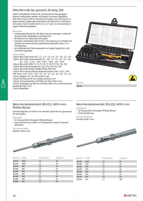 Wetec Hauptkatalog 2023