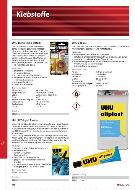 Wetec Hauptkatalog 2023