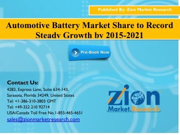 Automotive Battery Market