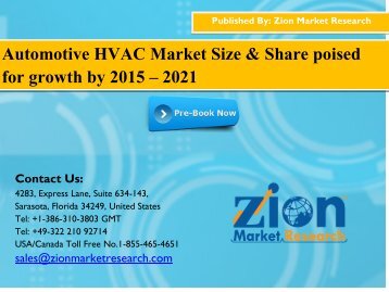 Automotive HVAC Market