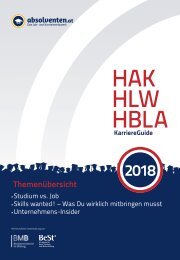 HAK/HBLA/HLW KarriereGuide 2018