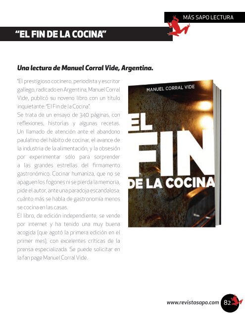 REVISTA SAPO GOURMET 10 