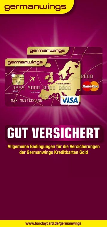 AVB Reiseversicherung - Barclaycard