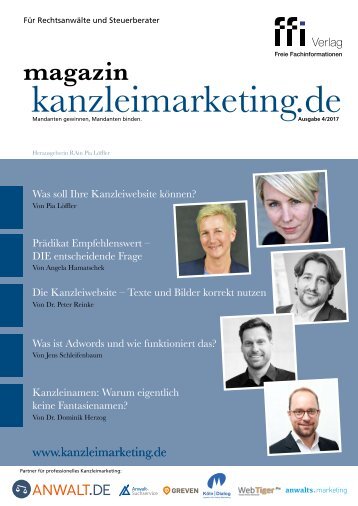 Magazin kanzleimarketing.de 04/2017