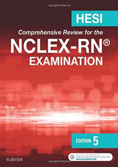 Online [PDF] HESI Comprehensive Review for the NCLEX-RN Examination, 5e - All Ebook Downloads