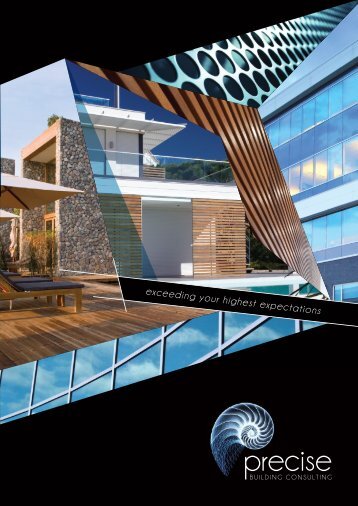 Precise Building Consulting brochure