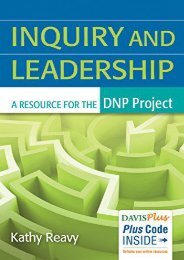 Online [PDF] Inquiry and Leadership: A Resource for the DNP Project - Read Unlimited eBooks and Audiobooks