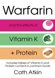 Download [PDF] Warfarin and the effects of Vitamin K and Protein - All Ebook Downloads