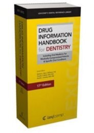 Download [PDF] Drug Information Handbook for Dentistry - Read Unlimited eBooks and Audiobooks