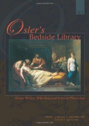 Read Online (PDF) Osler s Bedside Library: Great Writers Who Inspired a Great Physician - All Ebook Downloads