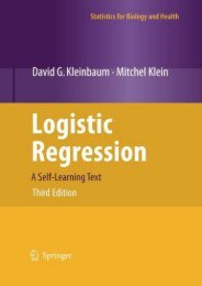 Read Online (PDF) Logistic Regression: A Self-Learning Text (Statistics for Biology and Health) - Read Unlimited eBooks and Audiobooks