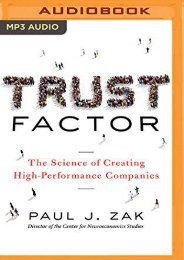 PDF Trust Factor: The Science of Creating High-Performance Companies - All Ebook Downloads