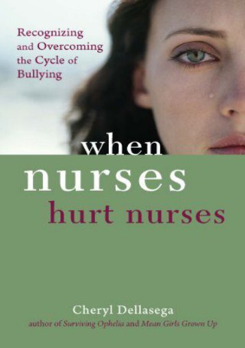 Online Book When Nurses Hurt Nurses - All Ebook Downloads