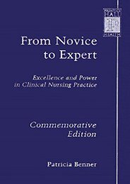 PDF From Novice to Expert: Excellence and Power in Clinical Nursing Practice, Commemorative Edition - Read Unlimited eBooks and Audiobooks