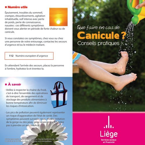 Que faire en cas de fortes chaleurs ?