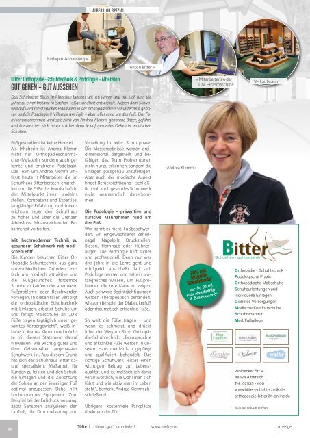 Töfte Regionsmagazin 08/2016 - Oktoberfest