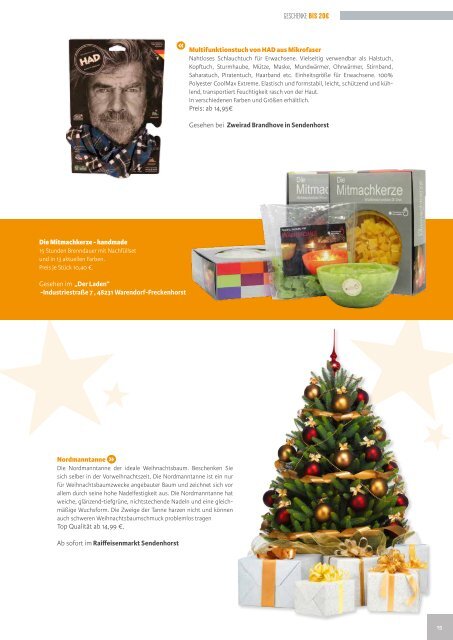 Töfte Regionsmagazin 10/2016 - Weihnachten