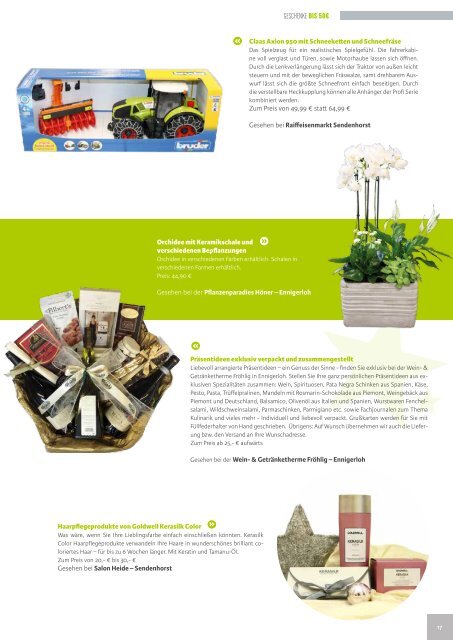 Töfte Regionsmagazin 10/2016 - Weihnachten