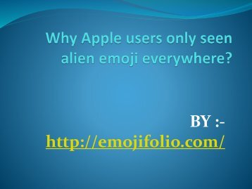 Why Apple users only
