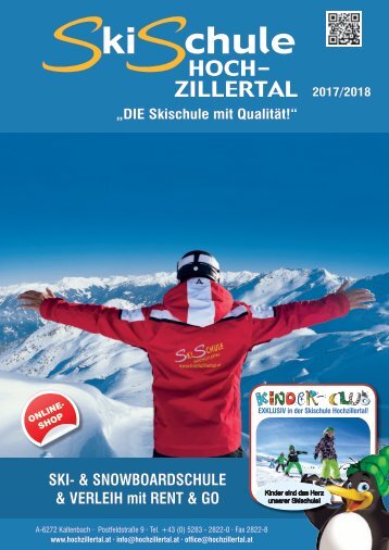 Skischule Hochzillertal, Prospekt 2017