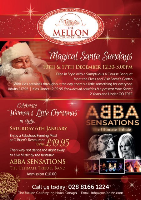 Mellon Festive Entertainment Flyer