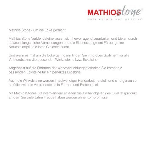 Mathios Stone Masterbrick khaki