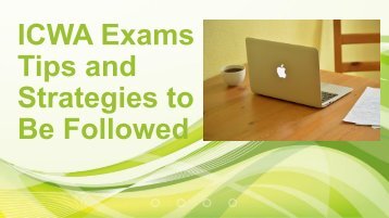 ICWA Exams Tips and Strategies to Be Followed